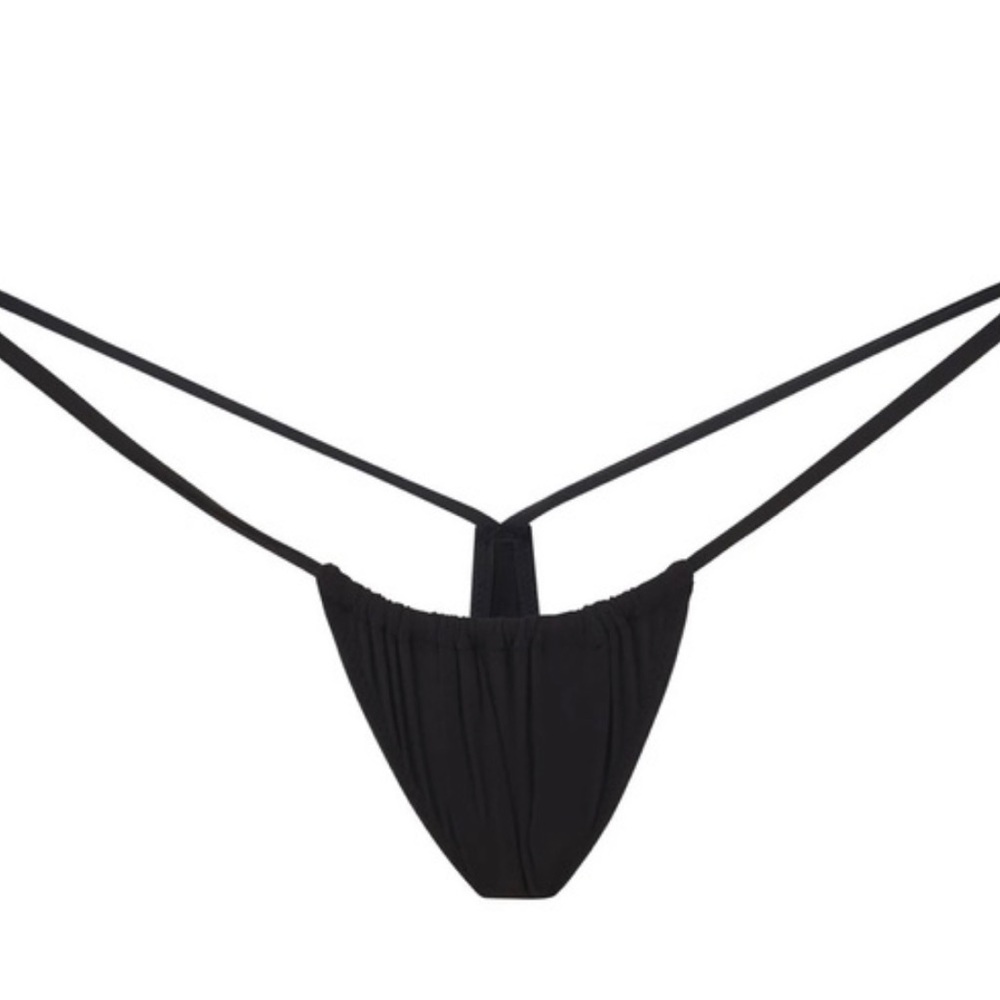 Skims Micro Cording Dip String Thong - Picture 1 of 6